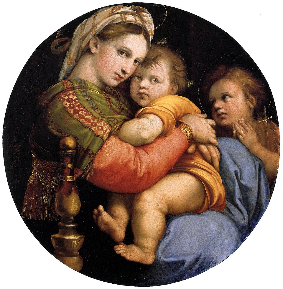 Madonna of the Chair painting by Raphael